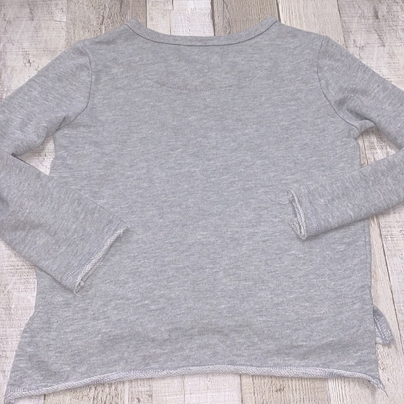 Buffalo David Bitton sweatshirt grey girls size small 5-6 - Picture 6 of 6